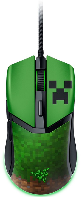Razer Cobra - Gaming Muis - RGB - 8.500 DPI - Ultra Licht - Minecraft