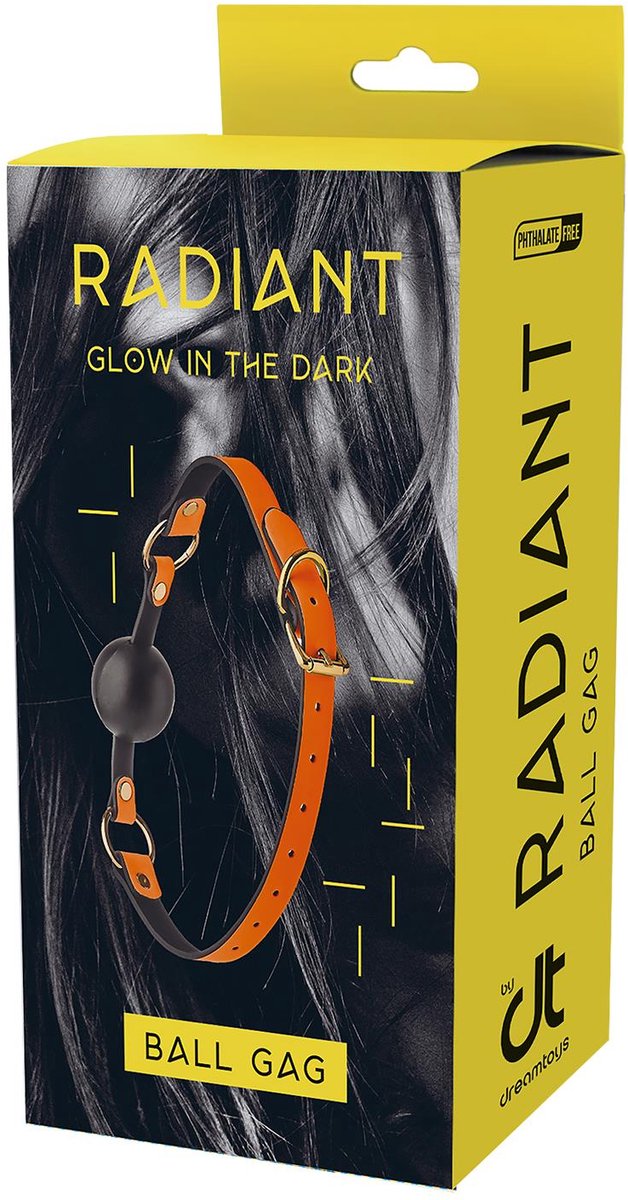 Goedkoopste Dream Toys Gag Radiant Ball Gag Glow In The Dark Oranje