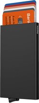 Porte-cartes homme & femme - Porte-cartes Cartes - Porte-cartes extensible - Porte-cartes de crédit - Porte-cartes RFID Aluminium - Zwart