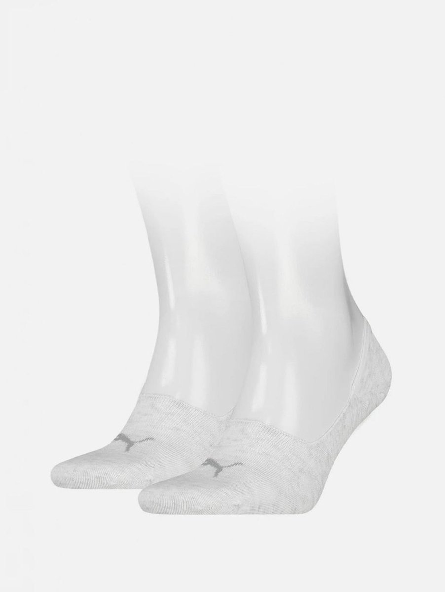 PUMA Kousen PUMA FOOTIE 2P UNISEX Oatmeal