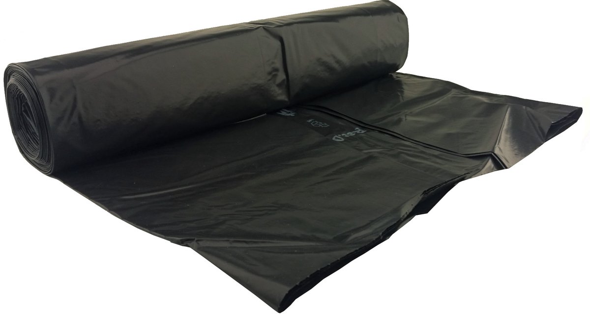 Meva Serie - Afvalzakken - 70L - 50µm - Zwart