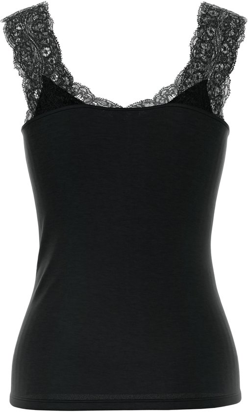 PIECES PCBARBERA LACE TOP NOOS BC Dames Tanktop - Maat S