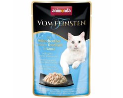 Animonda Vom Feinsten Adult Kipfilet & Witte Tonijn in Saus - 18 x 50 gram - natvoer voor kat