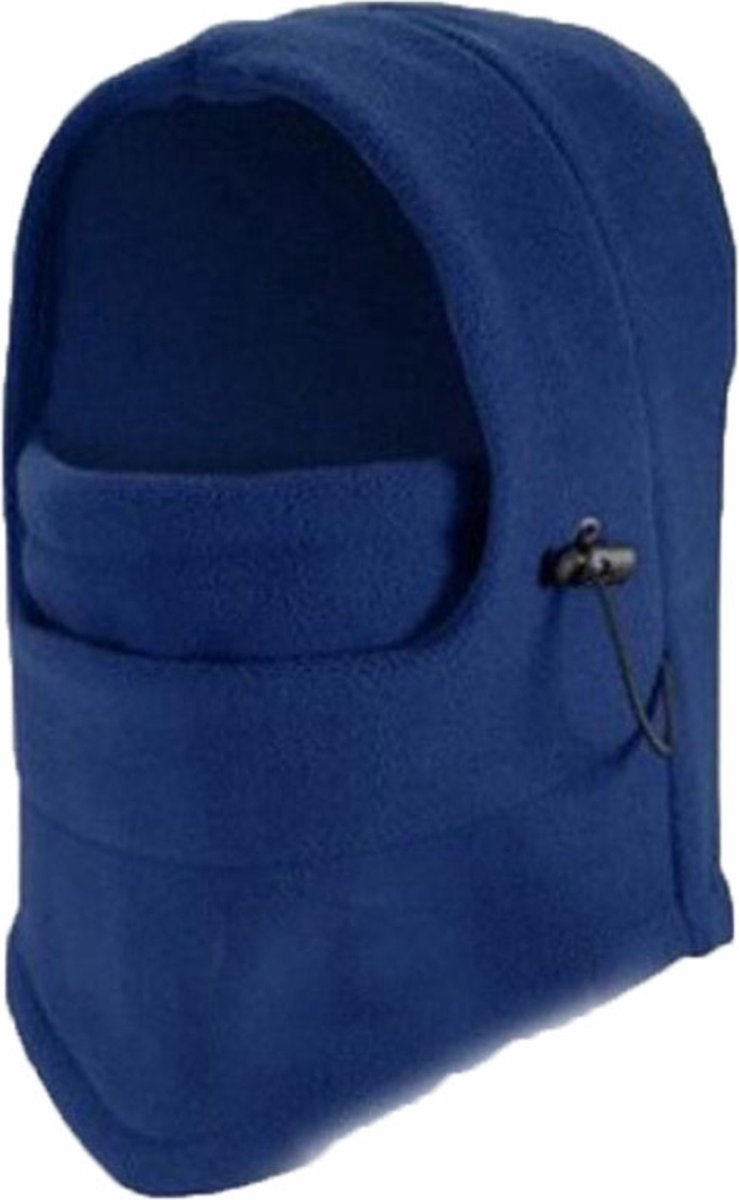 Scoby Fleece Bivakmuts Wintermuts Motormasker Balaclava Ski Mask Unisex Marineblauw