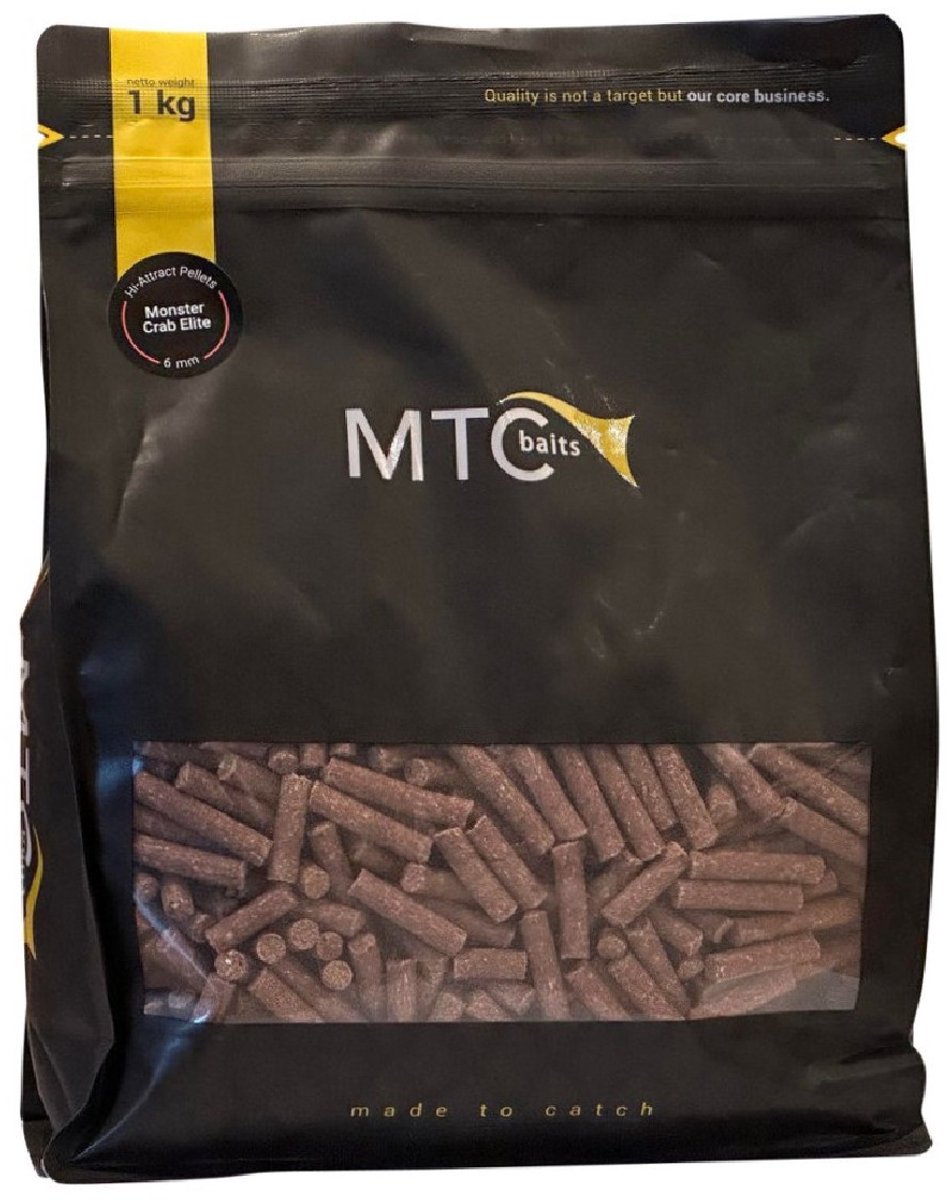 MTC Baits Monster Crab Elite Hi-Attract Pellet 6mm 1kg