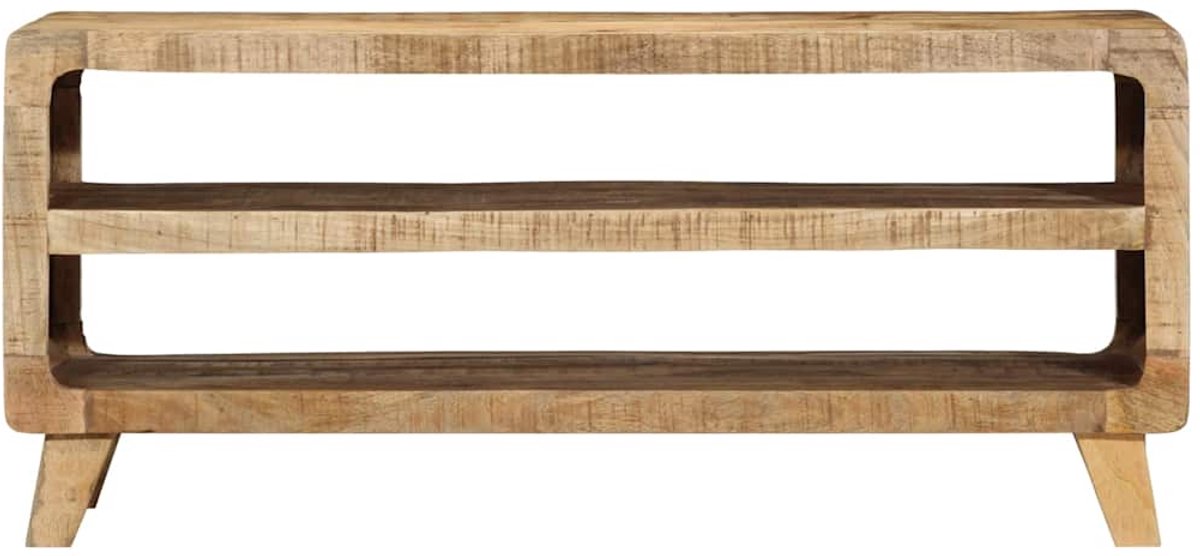 vidaXL - Tv-meubel - 105x46x32 - cm - massief - ruw - mangohout
