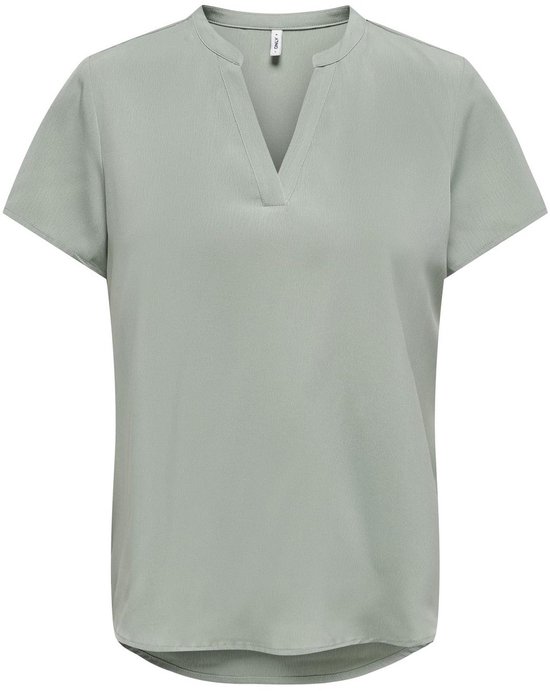 ONLY ONLELITE LIFE S/ S V-NECK TOP NOOS PTM Haut pour femme - Lily Pad