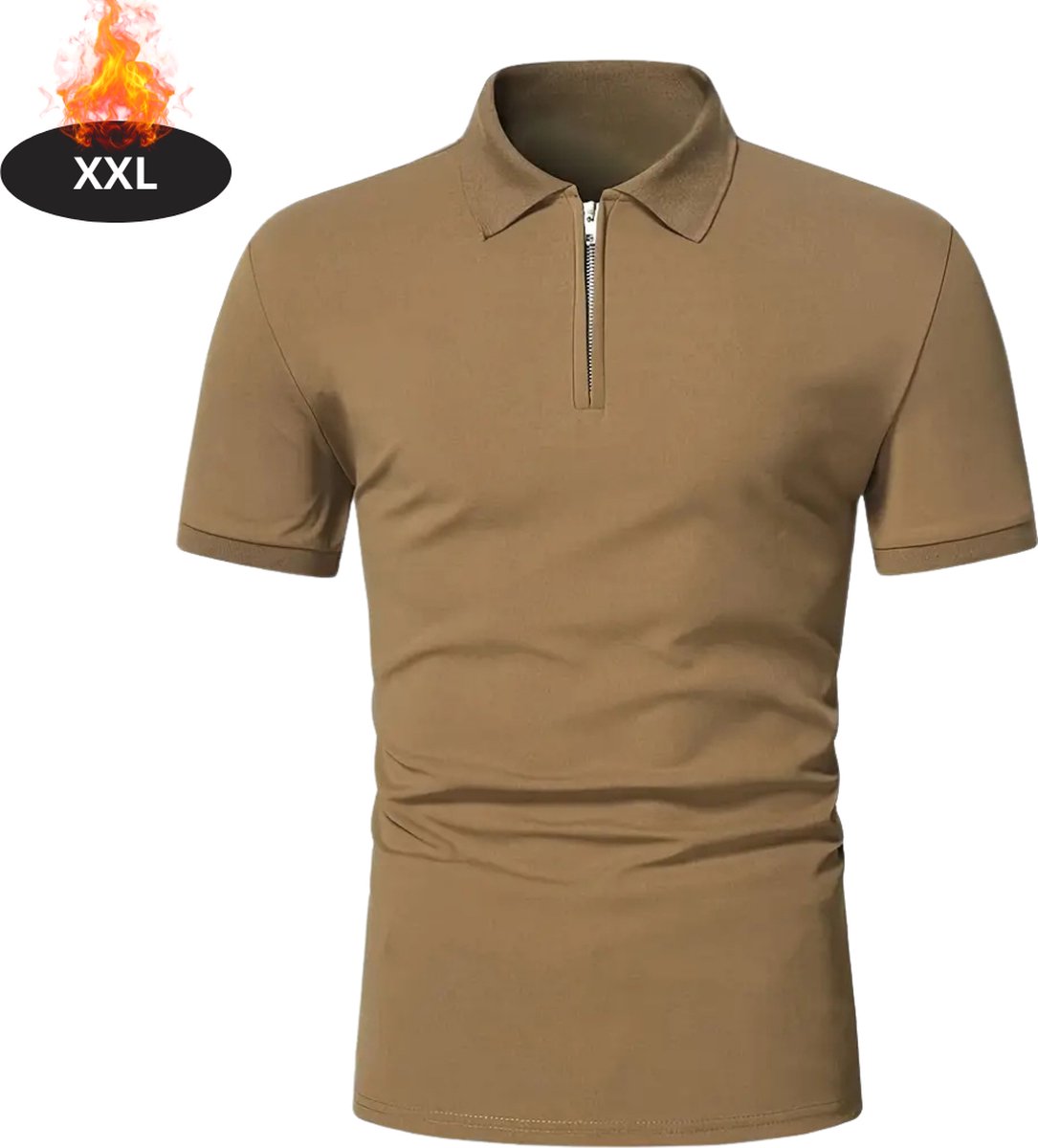 Bovista Poloshirt Heren T-Shirt Heren Shirt Overhemd Polo Shirt Creme