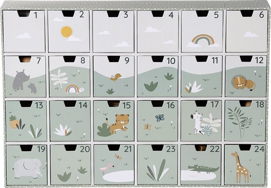 Vertbaudet Adventskalender met FSC® houten speelgoed