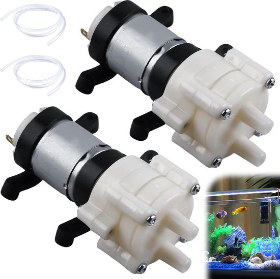 Vacuümpomp Voor Apparatuur 12V Micro Membraanpomp – 0,4-1 L/min Debiet, Zelfaanzuigend, Voor Lucht En Vloeistof, Geschikt Voor Apparatuur En Experimenten Miniatuur DC Motor Pomp