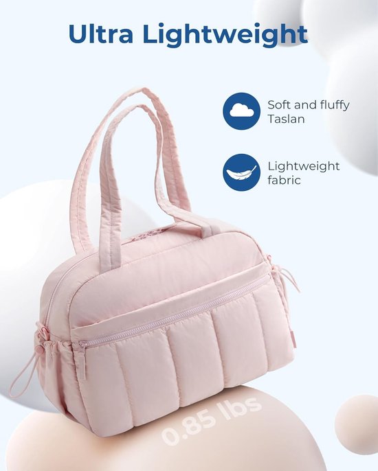 Sporttas voor dames - Toilettas voor dames op reis - Grote reis Toilettas - Reistas groot - Sporttas Dames - Reistas - lichte trainingstas - Duffelbag voor Sport/Fitness/Outdoor - Sportzak & Sport Tas - Sporttas - Gym Bag Handbagage van Merkloos — afbeelding 2