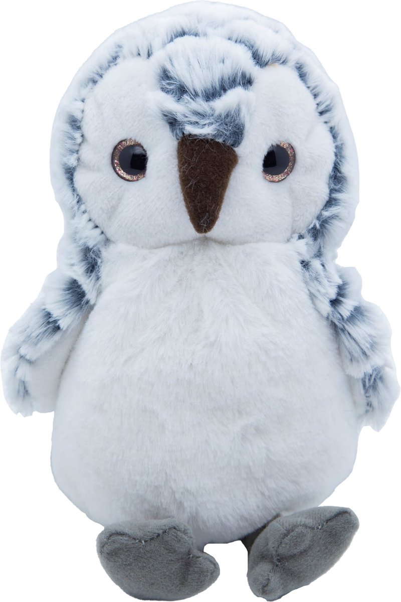 Cute since 1999 Knuffel snow owl  Zittende Snow owl speelgoed Baby knuffel  16cm