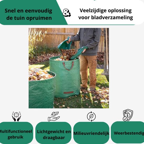 SPHProducts - Bladgrijper - Bladverzamelaar - Krachtbesparende handgreep - Groen - Bladhark - Handgereedschap - Geschikt voor tuinwerk - Set van 2 van Sphproducts — afbeelding 2