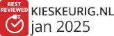 Dit product was ''Best Reviewed'' op Kieskeurig.nl in januari 2025