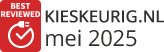 Dit product was ''Best Reviewed'' op Kieskeurig.nl in mei 2025