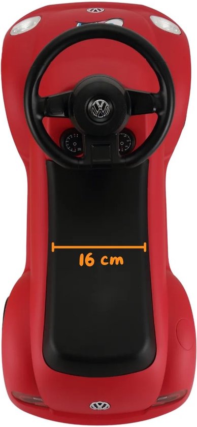 Volkswagen Beetle - Porteur Enfant - 1 à 3 ans - Rouge