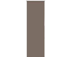 vidaXL - Rolgordijn - verduisterend - koffie - 50x150 - cm - stofbreedte - 45,7 - cm