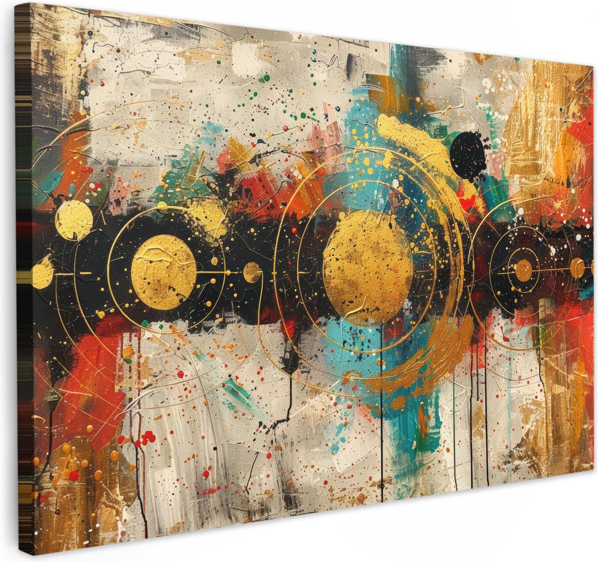 La'Moussawi ® Indrukwekkende XXL Wanddecoratie Canvas Kunst voor Stijlvolle Interieurs