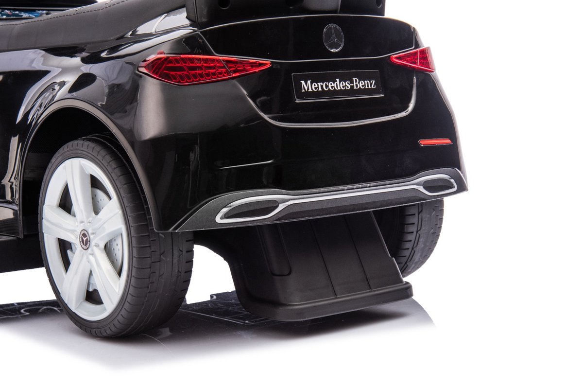 Eco Toys Wit Mercedes Benz Loopauto met Duwstang — afbeelding 9