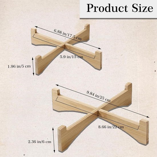 Kolibri Home | Plantenstandaard - Houten planten verhoging - 12 cm
