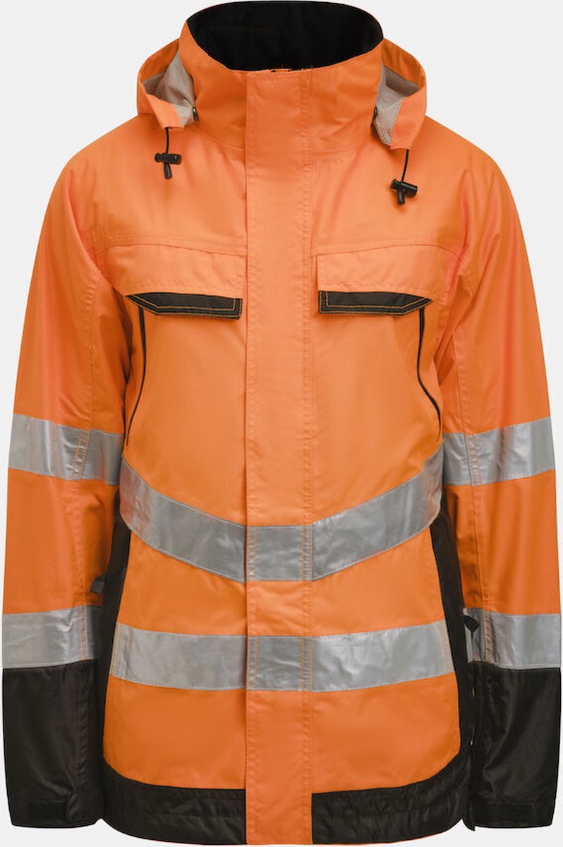 Jobman 1283 Hi-Vis Shell Jacket 65128362 Oranje