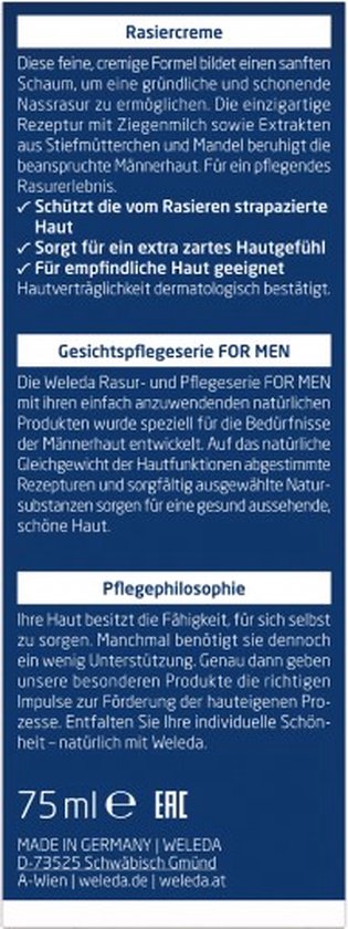 Weleda Man Scheercrème