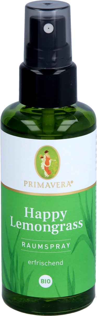 Goedkoopste Primavera Roomspray happy lemongrass bio 50 Milliliter