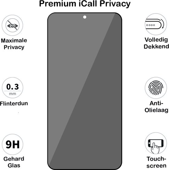 Coque Samsung Galaxy A16 - Protection d'écran de confidentialité en Glas à couverture complète - Étui portefeuille à rabat en or rose