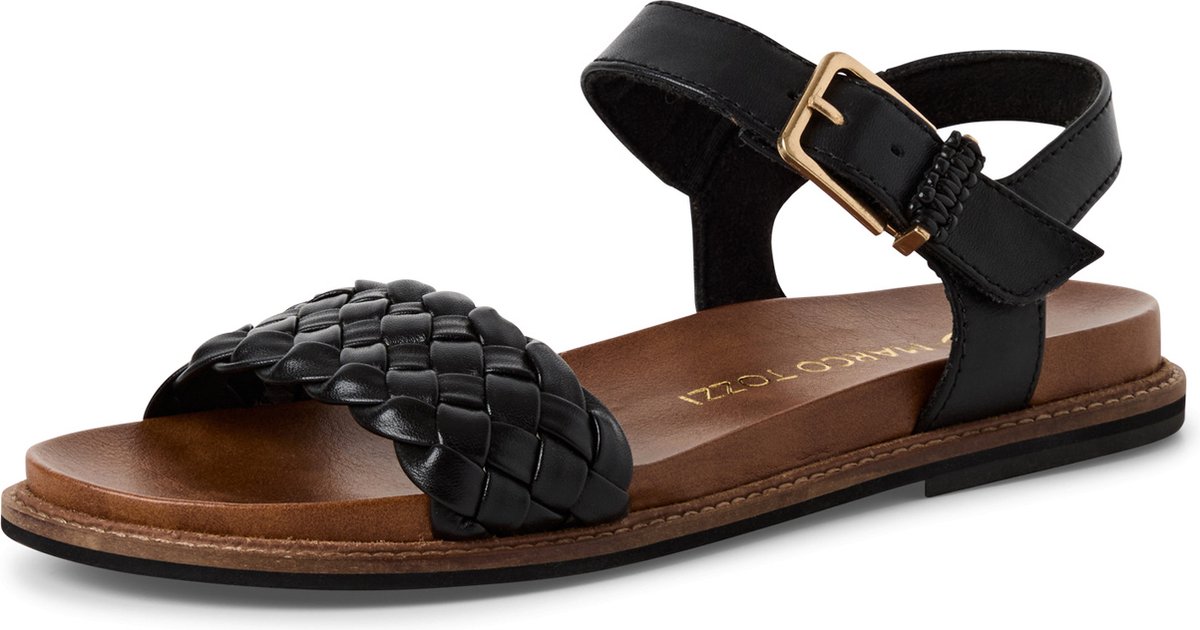 MARCO TOZZI premio Dames Slippers en Sandalen - BLACK - MAAT 36