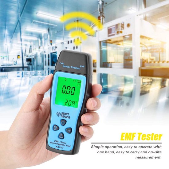 Display Unit Radiometer Digitale Elektromagnetische Radiometer Mini LCD-Display EMF-Tester ...