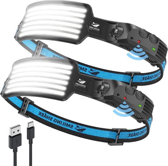 Led hoofdlamp 1200 Lumen | Led werklamp met accu