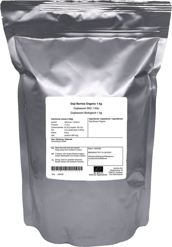 Vehgro Gojibessen - 1 Kg - VehGro | bol