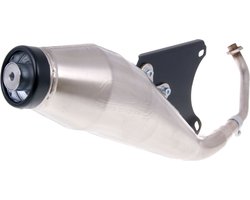 uitlaat tecnigas piaggio zip 2000 4t / piaggio liberty 4t / malaguti centro / aprillia sport city 4t / aprillia scarabeo 4t - GP4 - past alleen op 4t 2v-kleppen motor