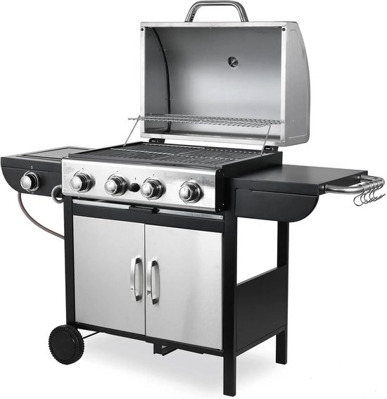 Betaalbare Goederen® gas bbq - buitenkeuken - RVS - Barbecue - barbeque - barbecues - gas - familie - eten gezelligheid