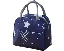 Bovista Koeltas - Koelbox - Koelelementen - Coolbox - Auto - Lunchtas - Strand - Marineblauwe Ster