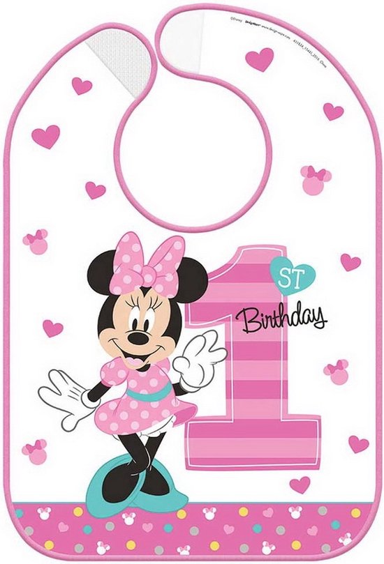 Disney Minnie Mouse 1e verjaardag slab | bol.com