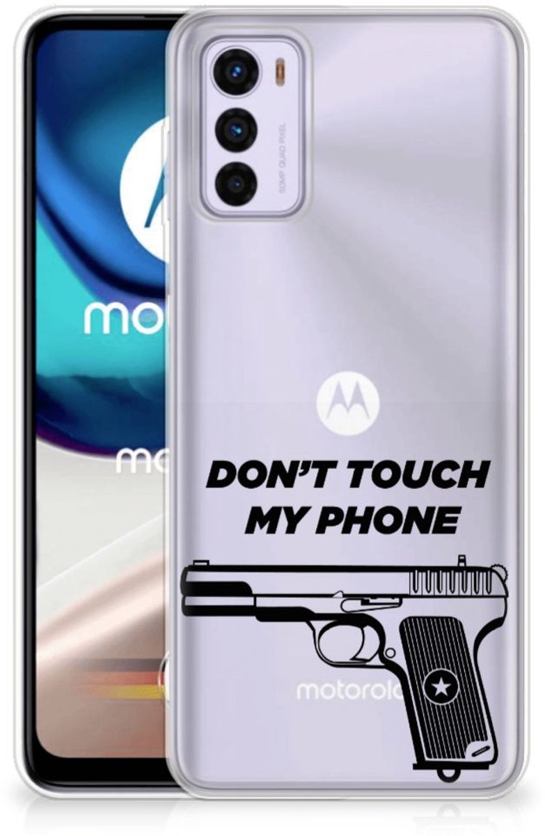 Motorola Moto G42 Silicone-hoesje Pistol DTMP