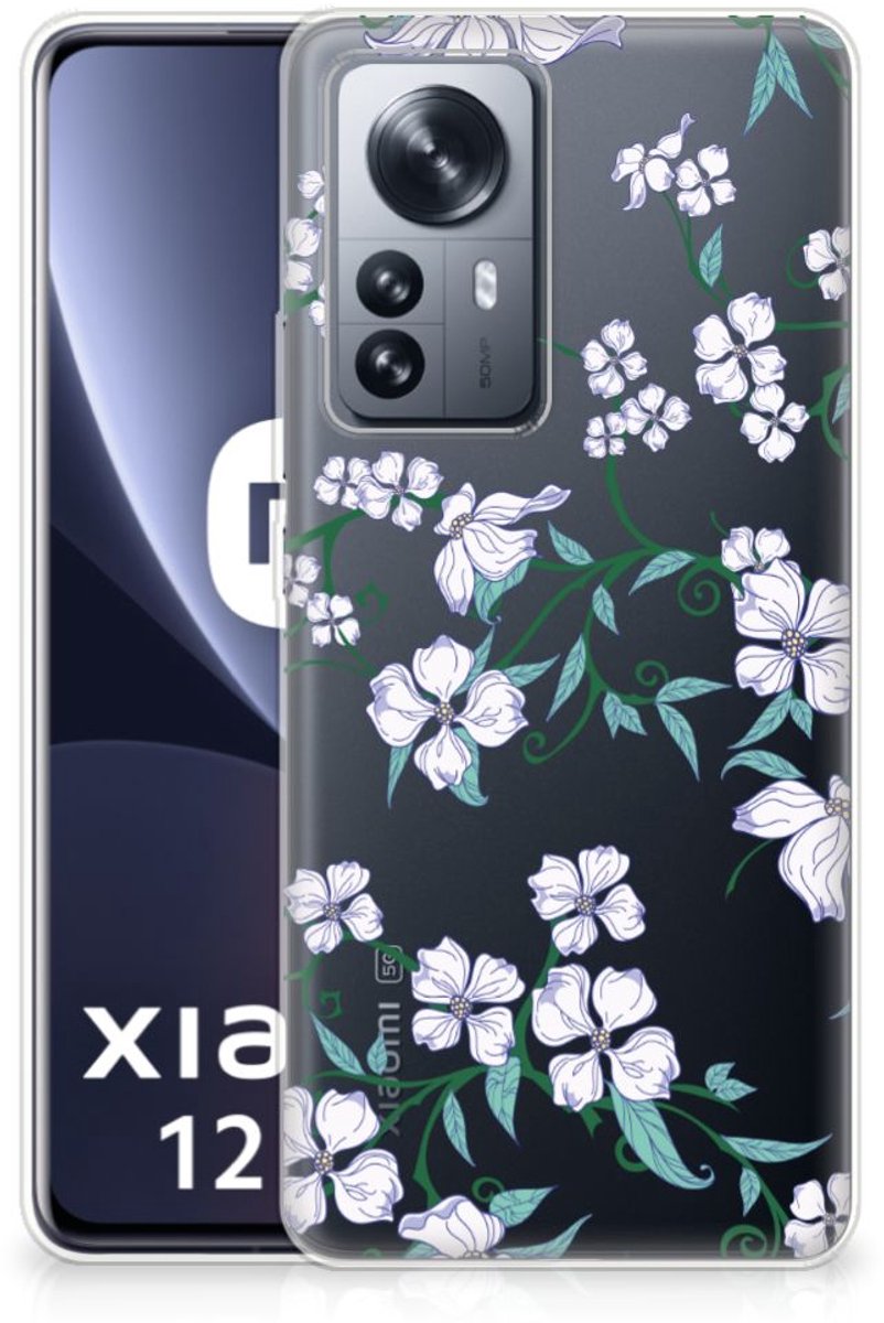 Xiaomi 12 Pro Uniek TPU Case Blossom White