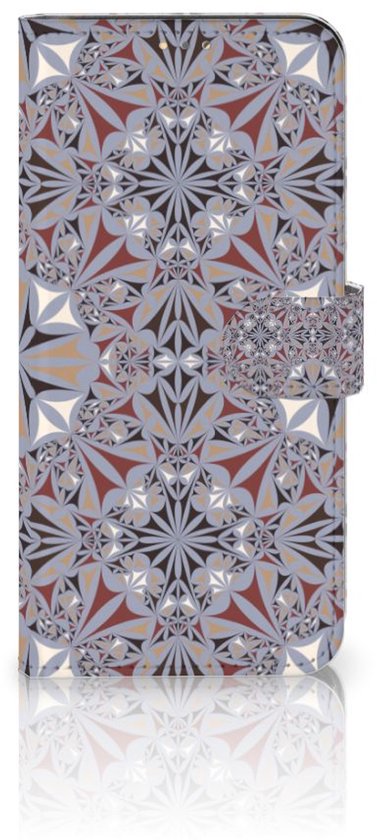 Etui pour téléphone portable OPPO A15 Flipcover Flower Tiles