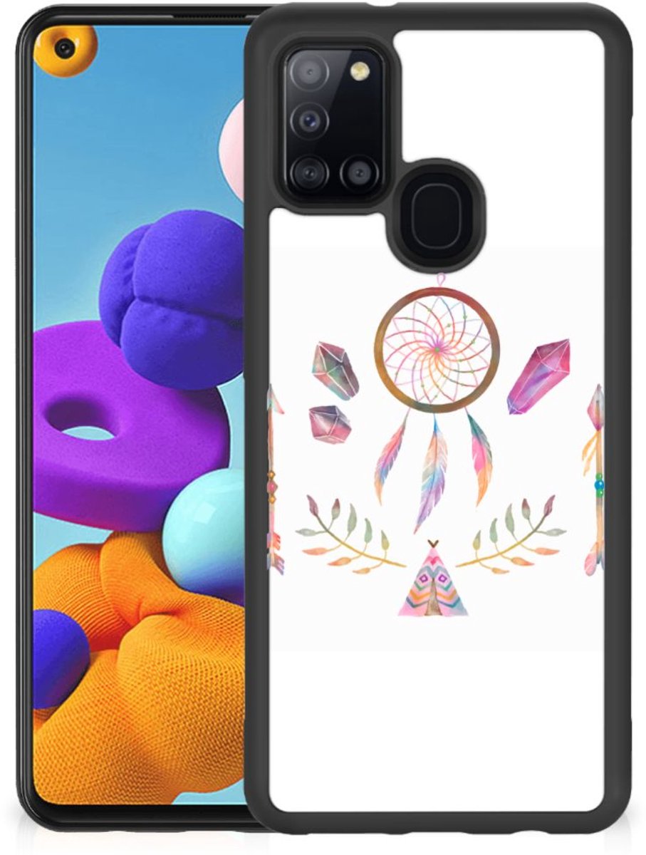 Samsung Galaxy A21s Bumper Hoesje Boho Dreamcatcher