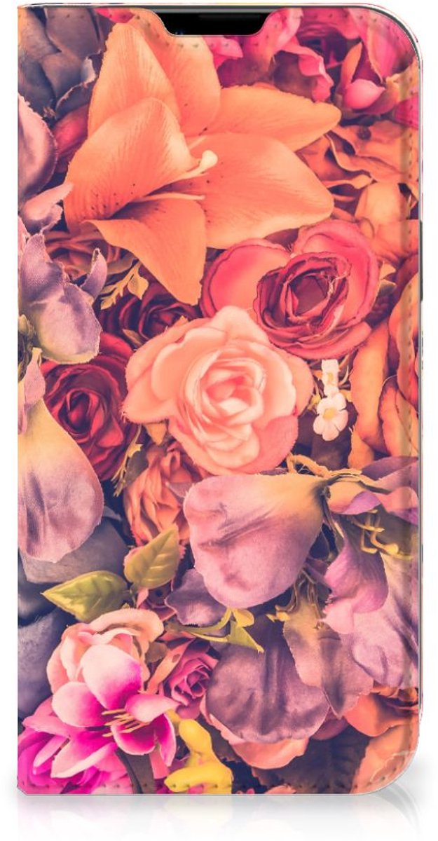 Apple iPhone 14 Plus Smart Cover Bosje Bloemen