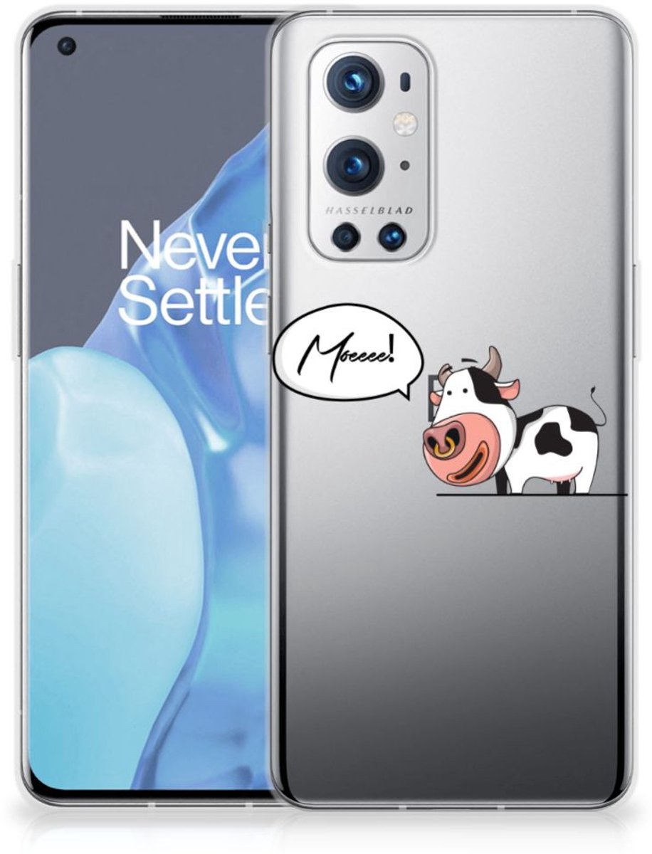 OnePlus 9 Pro Telefoonhoesje met Naam Cheeky Cow