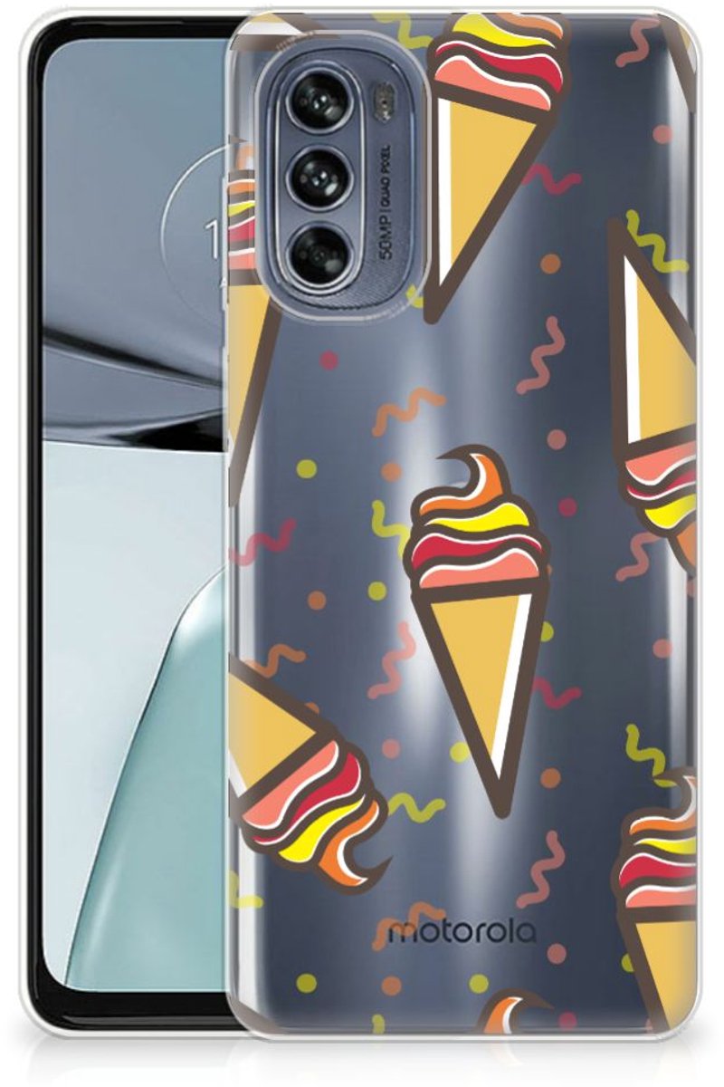 Motorola Moto G62 5G Siliconen Case Icecream