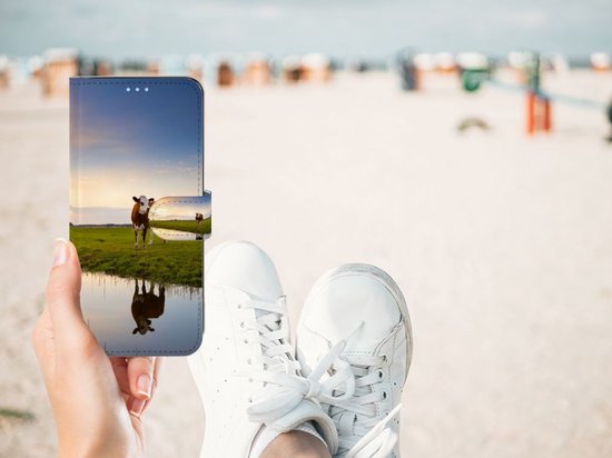 Coque Smartphone OPPO A74 4G Flip Case Vache