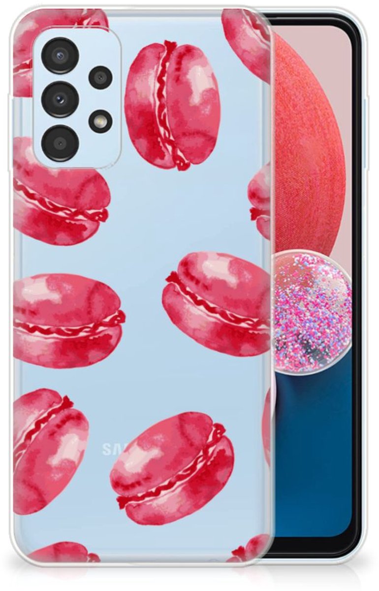 Samsung Galaxy A13 4G Siliconen Case Pink Macarons