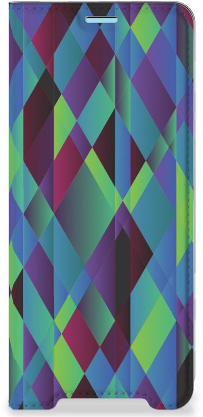 Etui Sony Xperia 10 III Bookcase Abstrait Vert Blauw