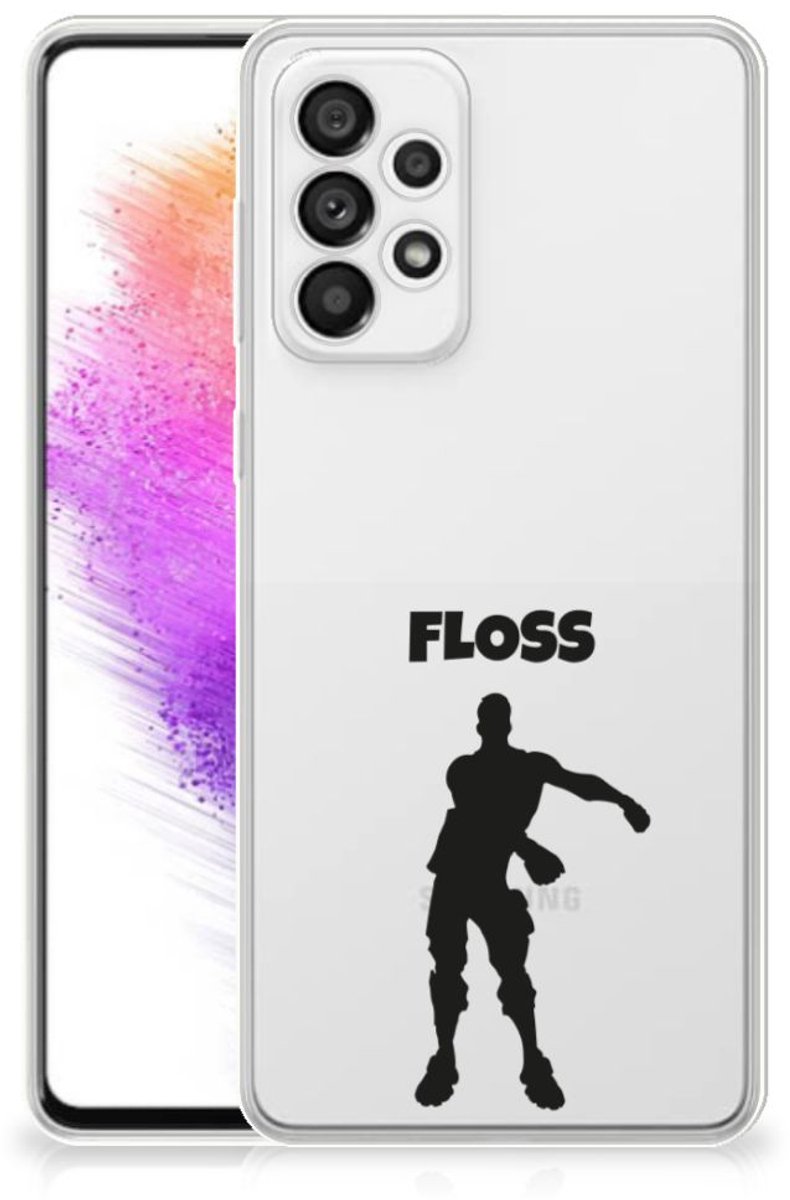 Samsung Galaxy A73 5G Telefoonhoesje met Naam Floss