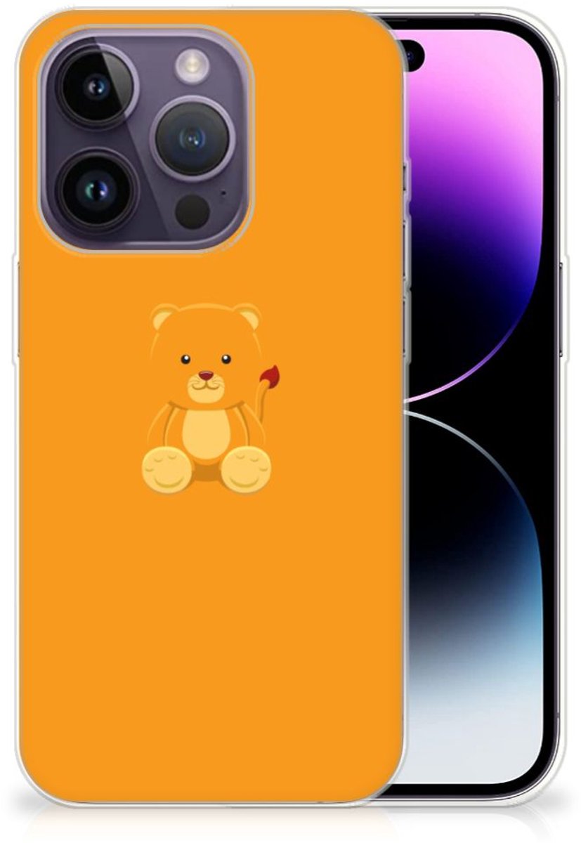 Apple iPhone 14 Pro Telefoonhoesje met Naam Baby Beer