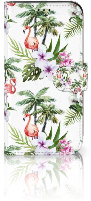 Coque Téléphone Apple iPhone 13 Protection Téléphone Palms Flamingo