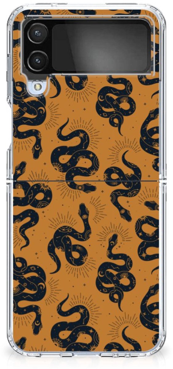 TPU Hoesje voor Samsung Galaxy Z Flip 4 Snakes